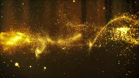 Abstract dynamic cool particle fluid background material Video stock 334098279