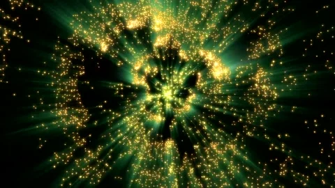 Abstract dynamic cool particle fluid background material Stock Footage 334098289