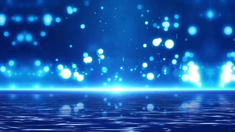 Abstract dynamic cool particle fluid background material Stock Footage 334098306