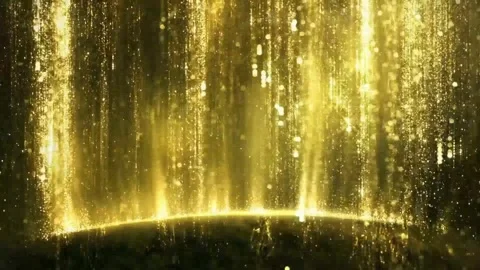 Abstract dynamic cool particle fluid background material Stock Footage 334098311