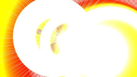 Abstract dynamic design with radiating vibrant colors. Stock Illustration