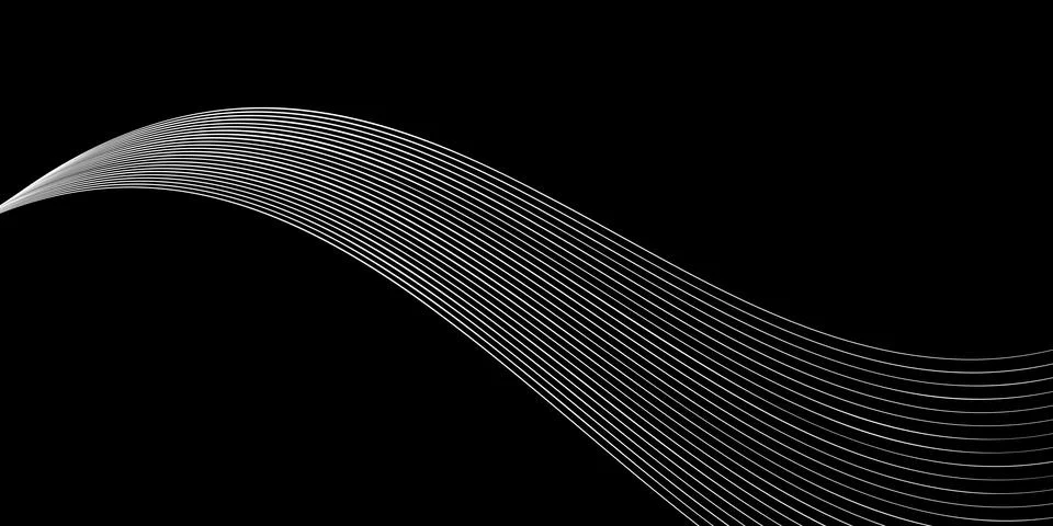 Abstract dynamic diagonal wave lines background. Black motion streaks isola.. イラスト素材