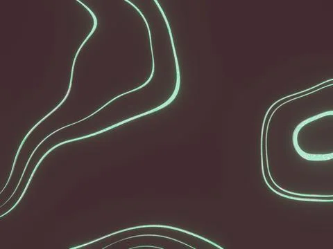 Abstract dynamic fluid overlap textured black background 3d Stock Illustration