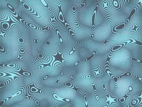 Abstract dynamic fluid overlap textured black background 3d Stock Illustration