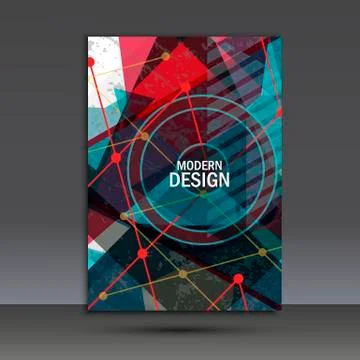 Abstract dynamic geometric background イラスト素材