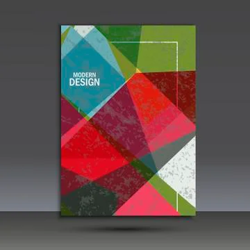 Abstract dynamic geometric background Illustrazione stock