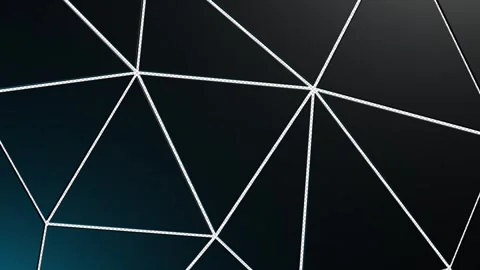 Abstract dynamic geometric background. the video has an alpha channel 스톡 동영상 240340431