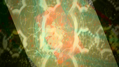 Abstract Dynamic Geometric Motion 库存影片 341534425