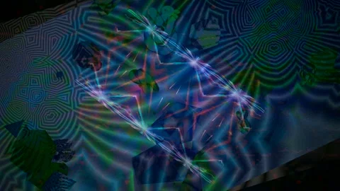 Abstract Dynamic Geometric Motion Vidéo 341534612