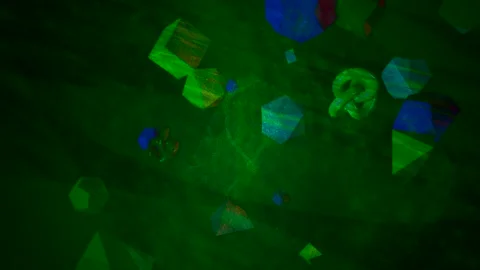 Abstract Dynamic Geometric Motion Stock Footage 341539565