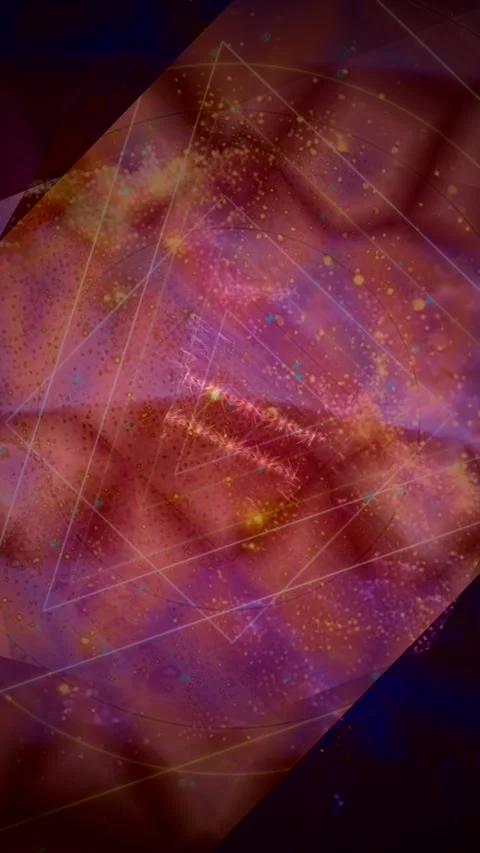 Abstract Dynamic Geometric Motion 库存影片 341542443