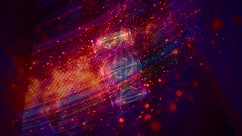 Abstract Dynamic Geometric Motion Stockbeeldmateriaal 341542785