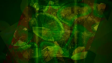 Abstract Dynamic Geometric Motion Vídeos de archivo 341542810
