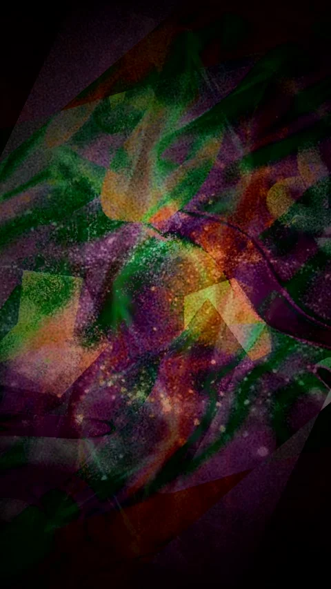Abstract Dynamic Geometric Motion Vídeo Stock 341543703