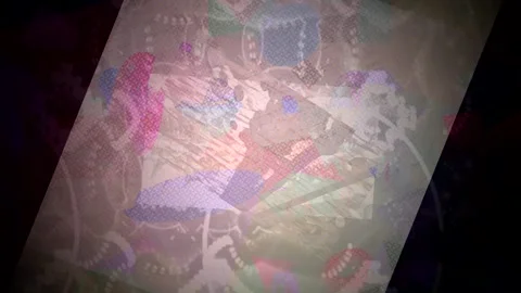 Abstract Dynamic Geometric Motion 库存影片 341545644