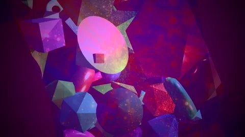Abstract Dynamic Geometric Motion Vídeos de archivo 341546124