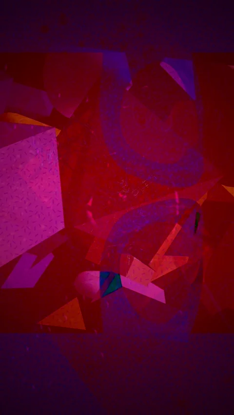 Abstract Dynamic Geometric Motion Vídeos de archivo 341547296