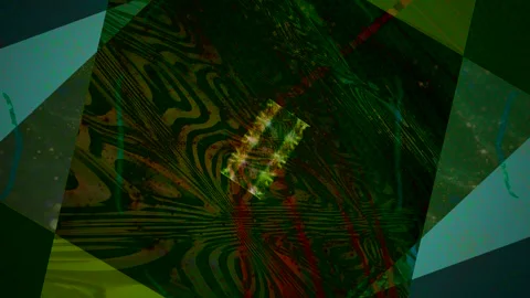 Abstract Dynamic Geometric Motion Stock Footage 341548050