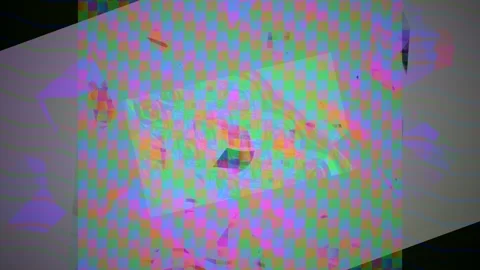 Abstract Dynamic Geometric Motion 動画素材 341548378