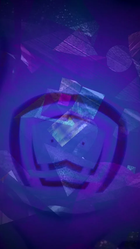 Abstract Dynamic Geometric Motion Vidéo 341550741