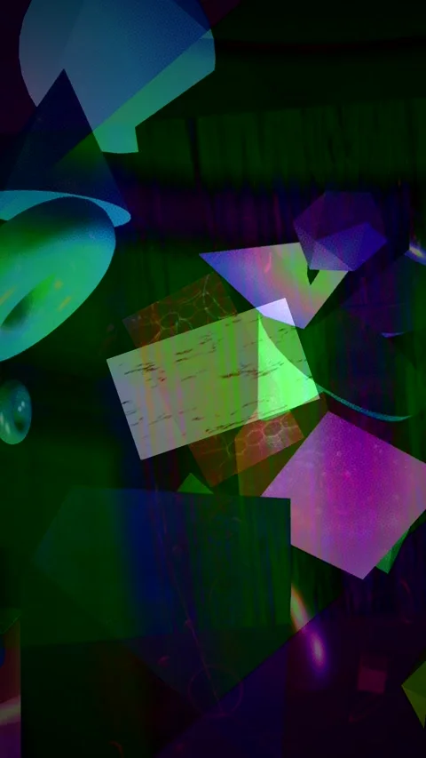 Abstract Dynamic Geometric Motion 库存影片 341551467