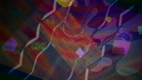 Abstract Dynamic Geometric Motion Stockbeeldmateriaal 341553692