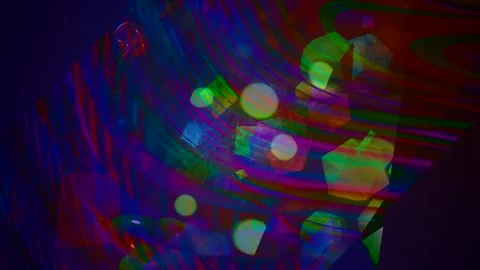 Abstract Dynamic Geometric Motion 库存影片 341563139