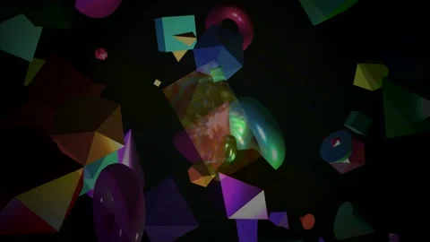 Abstract Dynamic Geometric Motion Видео 341567823