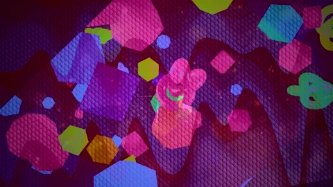 Abstract Dynamic Geometric Motion Stockbeeldmateriaal 341568749
