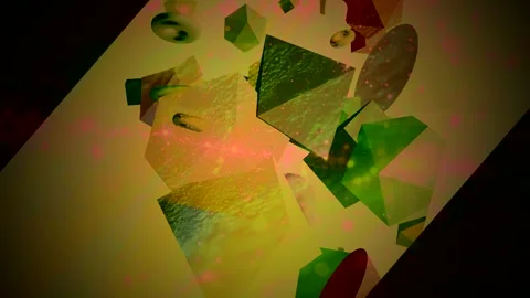 Abstract Dynamic Geometric Motion Vídeos de archivo 341575975