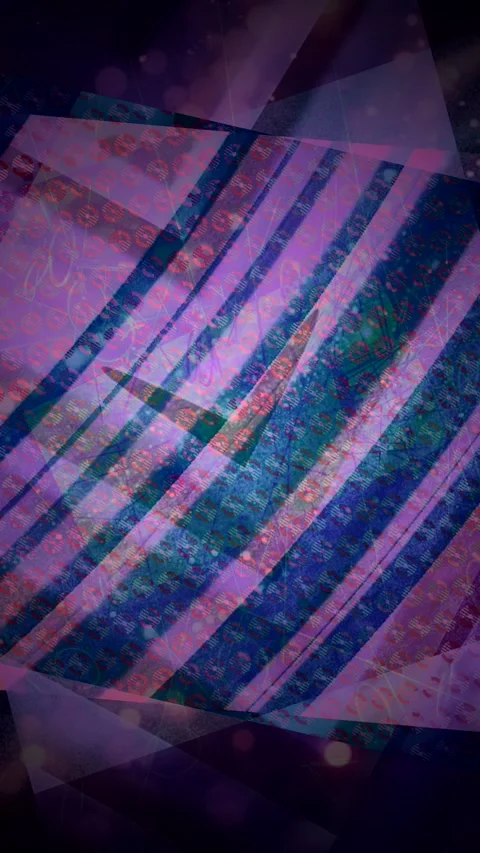 Abstract Dynamic Geometric Motion 動画素材 341584625