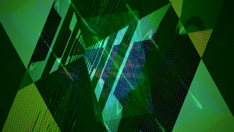 Abstract Dynamic Geometric Motion Stock Footage 341596091