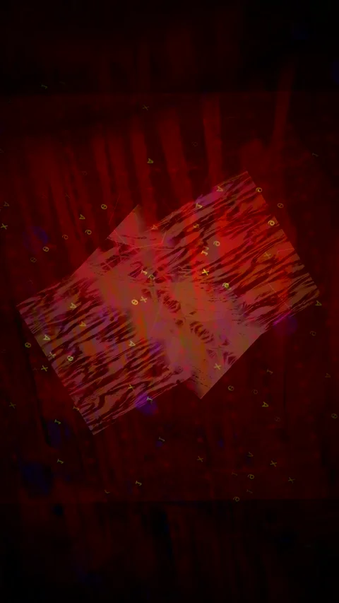 Abstract Dynamic Geometric Motion Stock Footage 341606621