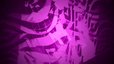 Abstract Dynamic Geometric Motion Stock Footage 341617784