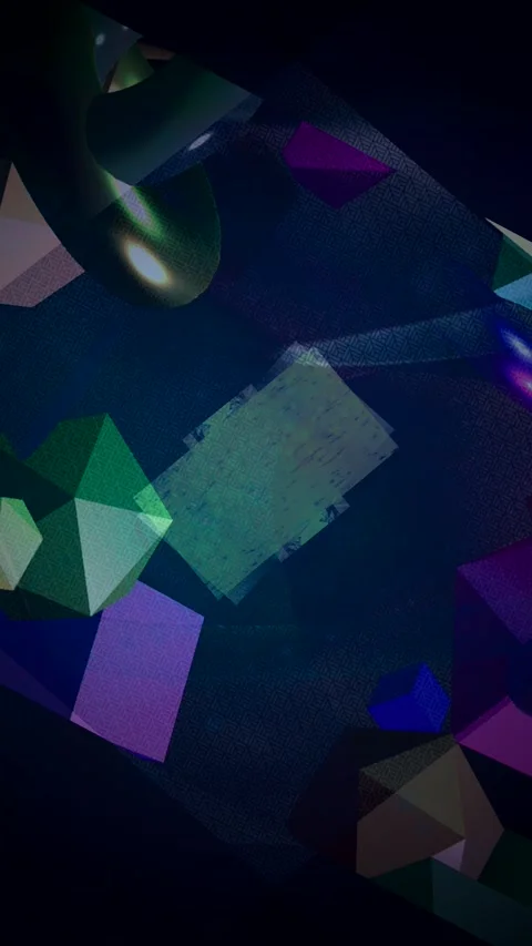 Abstract Dynamic Geometric Motion Stock Footage 341619619