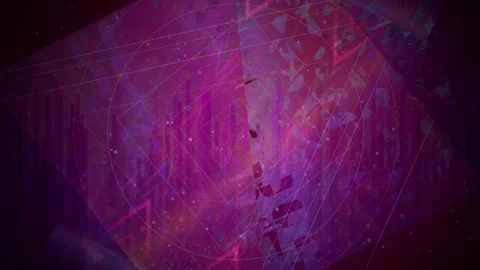 Abstract Dynamic Geometric Motion 動画素材 341619698