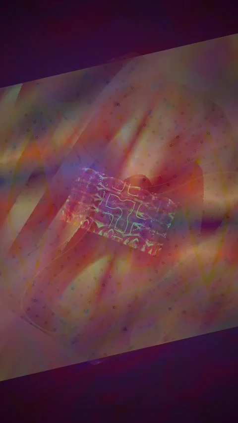 Abstract Dynamic Geometric Motion 库存影片 341621069