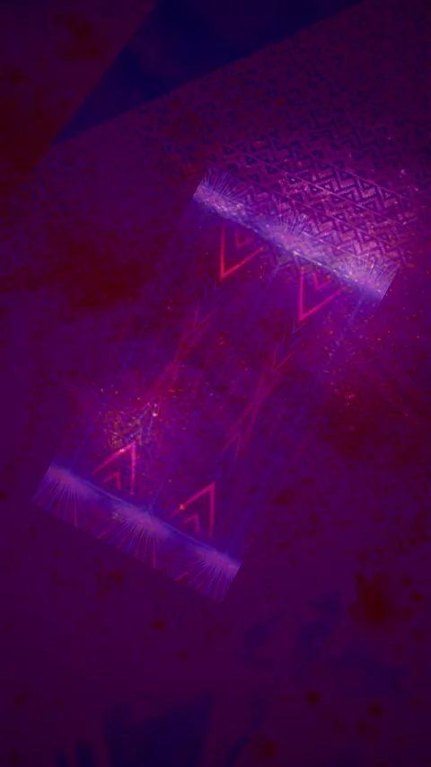 Abstract Dynamic Geometric Motion Stock Footage 341625463