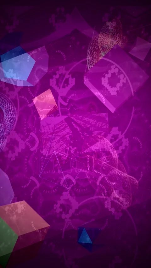 Abstract Dynamic Geometric Motion 動画素材 341626613