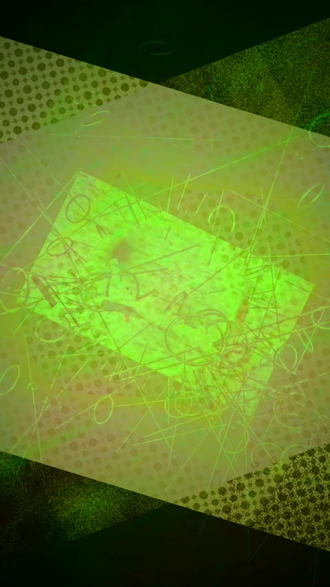 Abstract Dynamic Geometric Motion Stock Footage 341633105