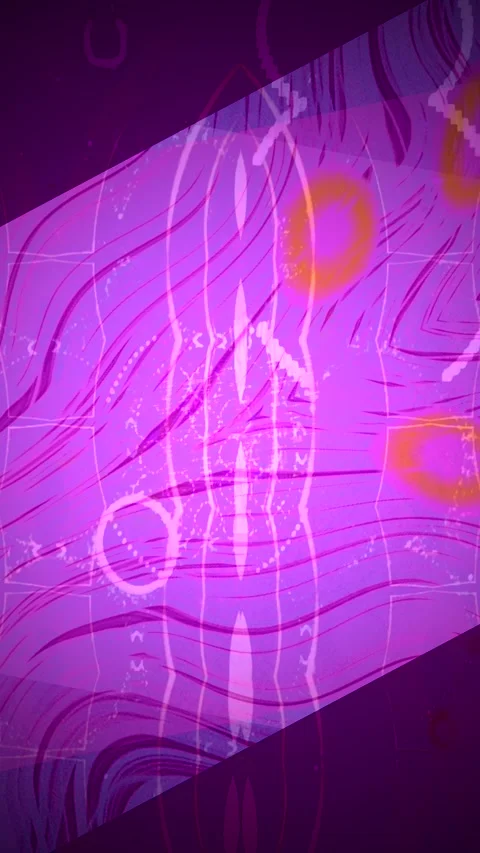 Abstract Dynamic Geometric Motion Vídeo Stock 341635811
