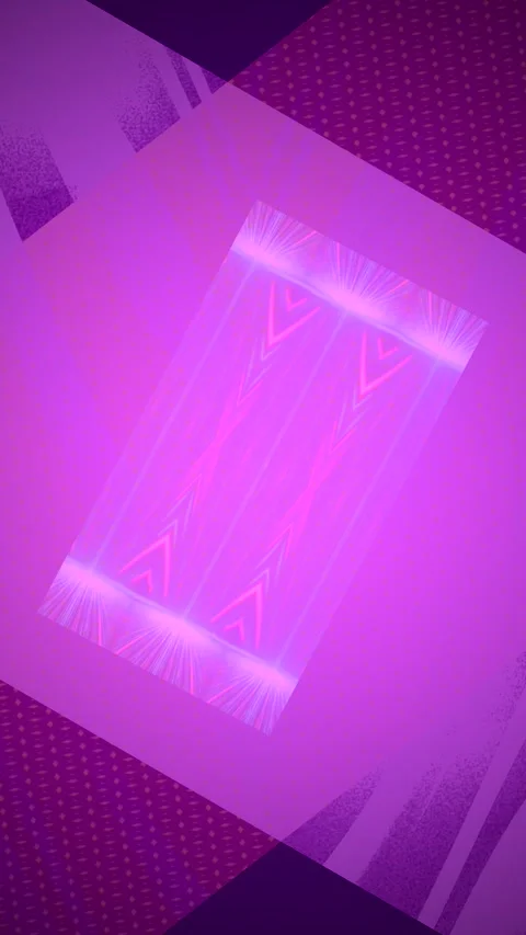 Abstract Dynamic Geometric Motion Vídeo Stock 341637862