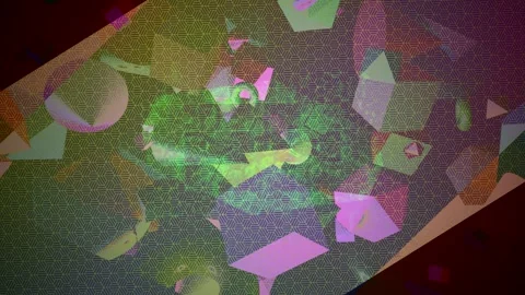 Abstract Dynamic Geometric Motion Видео 341638969