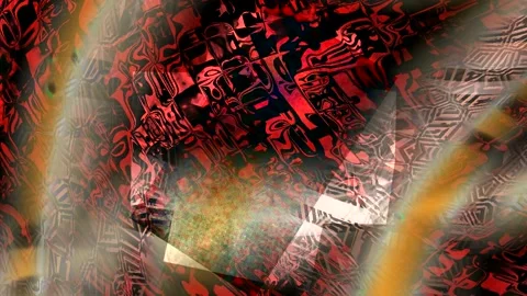 Abstract Dynamic Geometric Motion Stock Footage 341962883