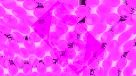 Abstract Dynamic Geometric Motion 库存影片 341964632