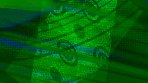 Abstract Dynamic Geometric Motion Stock Footage 341965105