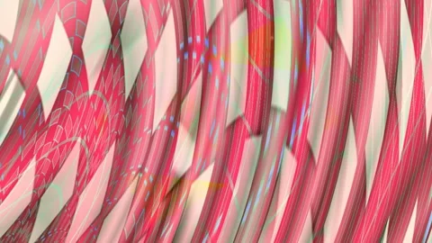 Abstract Dynamic Geometric Motion Stockbeeldmateriaal 341965315