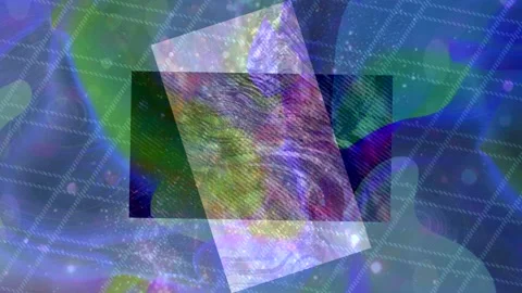 Abstract Dynamic Geometric Motion Vídeo Stock 341967567