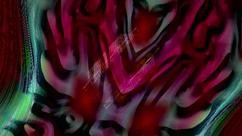 Abstract Dynamic Geometric Motion 库存影片 341969149