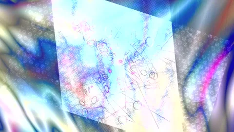 Abstract Dynamic Geometric Motion 库存影片 341972521